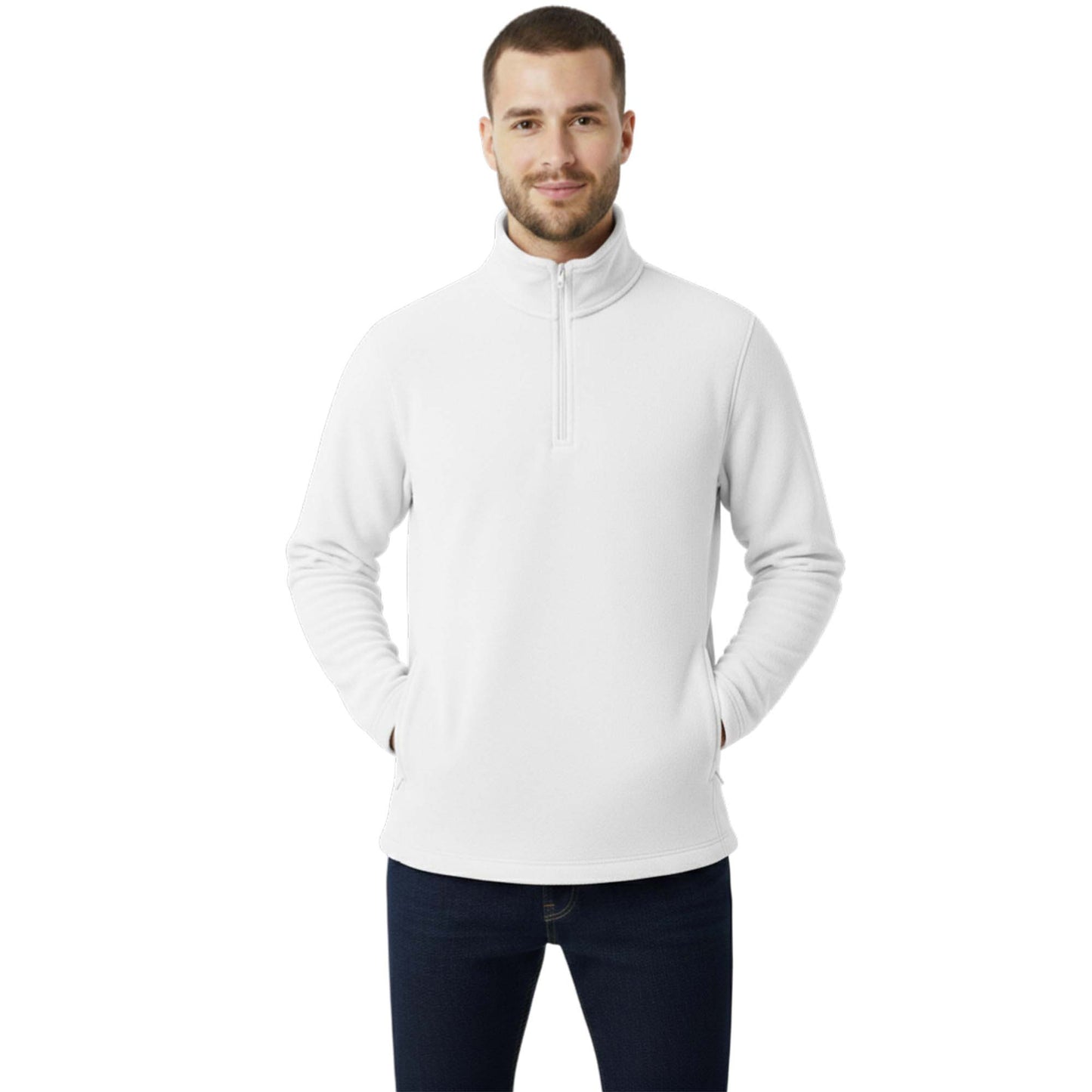Mens 1/4 Zip Neck 300gsm Fleece Pullover