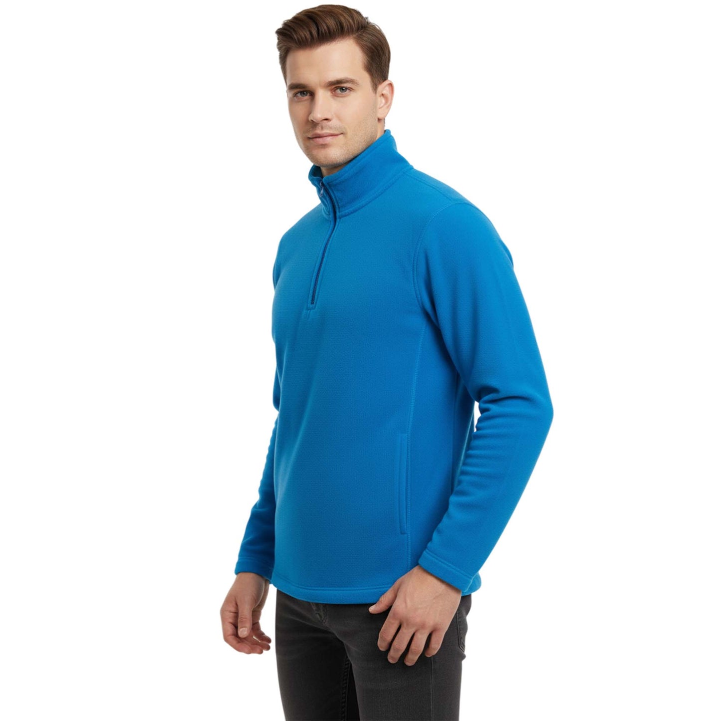 Mens 1/4 Zip Neck 300gsm Fleece Pullover