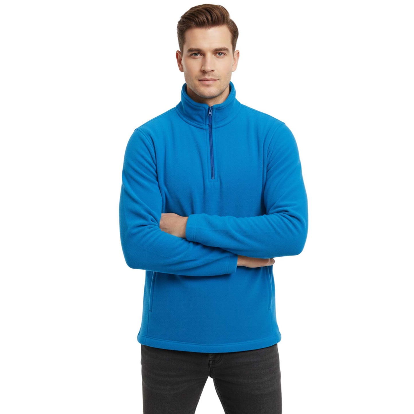 Mens 1/4 Zip Neck 300gsm Fleece Pullover