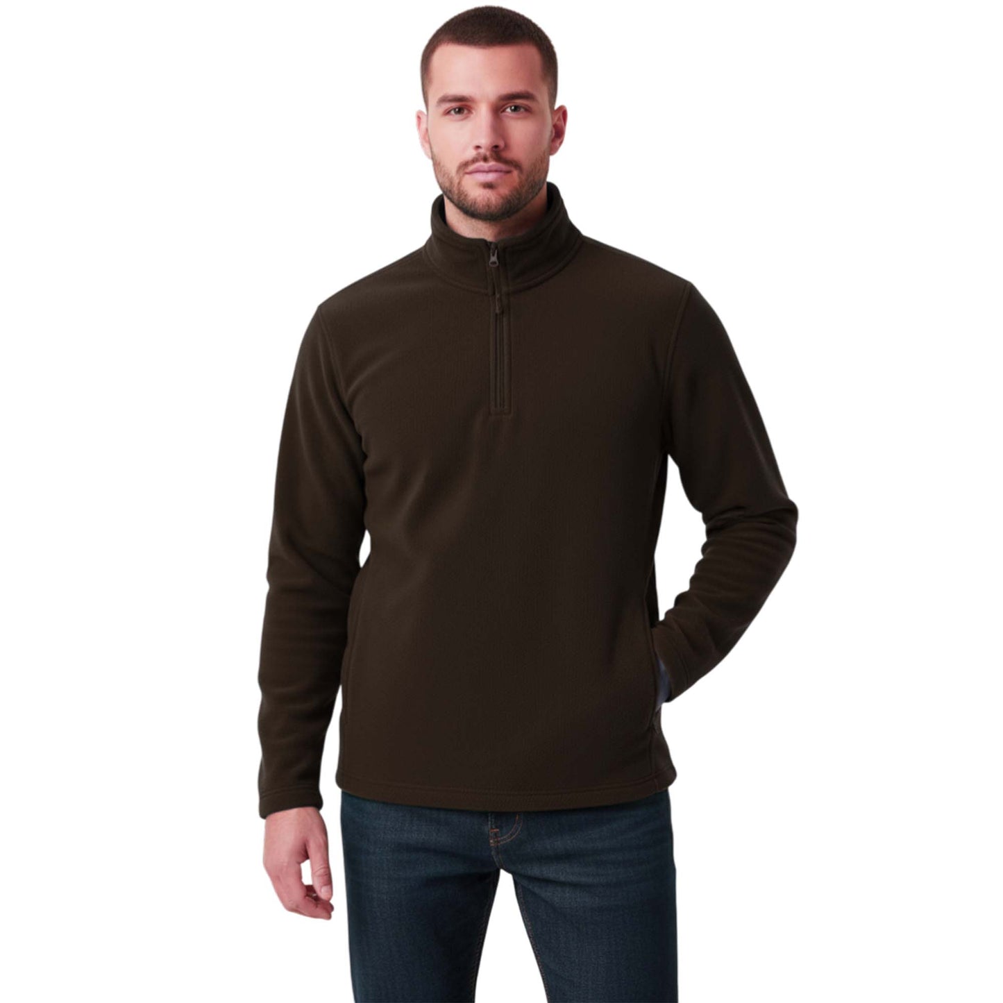 Mens 1/4 Zip Neck 300gsm Fleece Pullover
