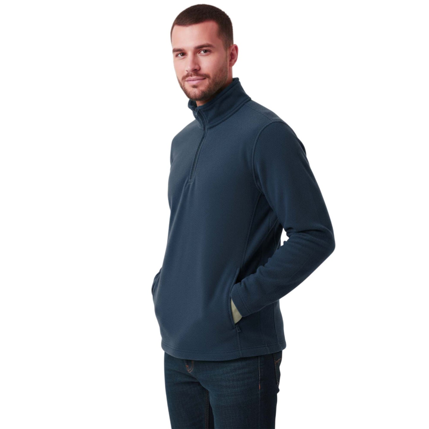Mens 1/4 Zip Neck 300gsm Fleece Pullover