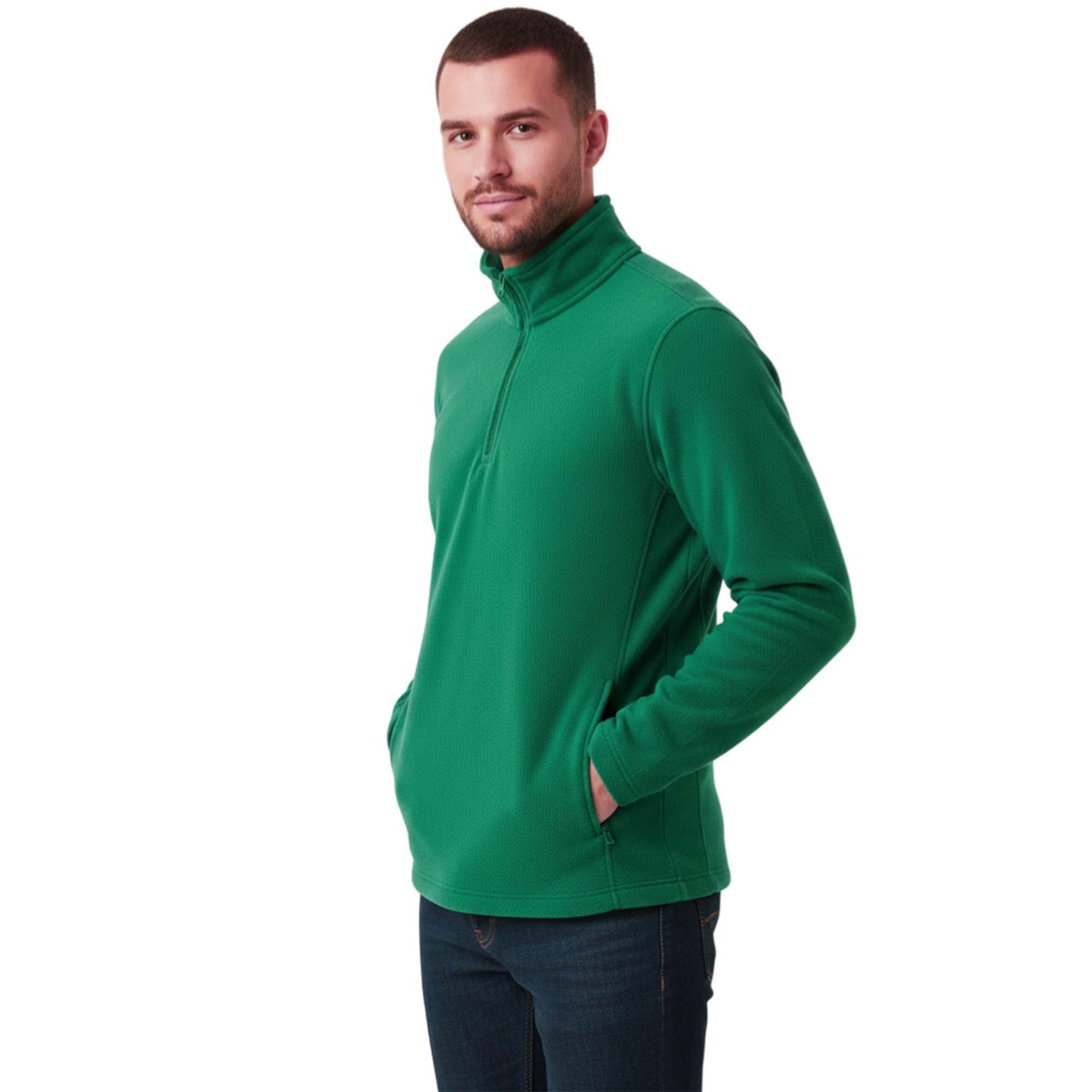 Mens 1/4 Zip Neck 300gsm Fleece Pullover