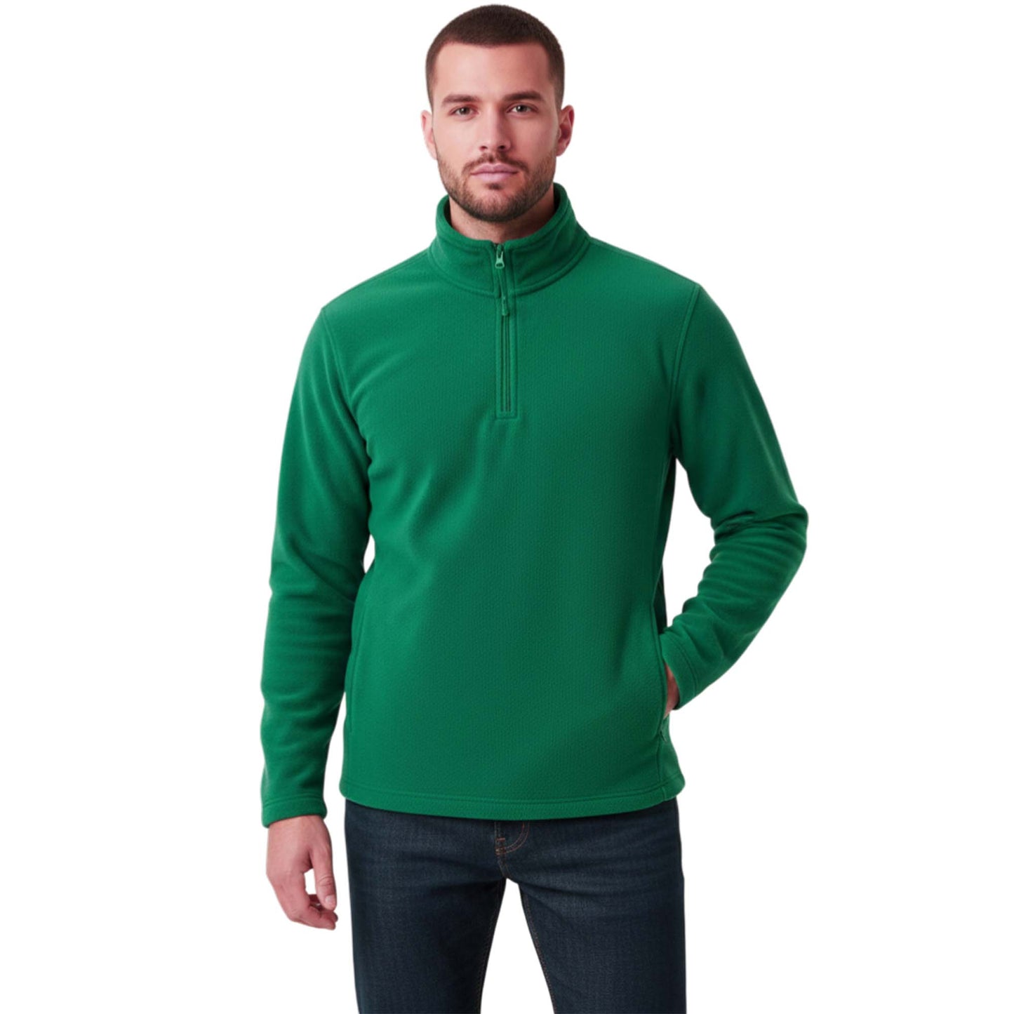 Mens 1/4 Zip Neck 300gsm Fleece Pullover