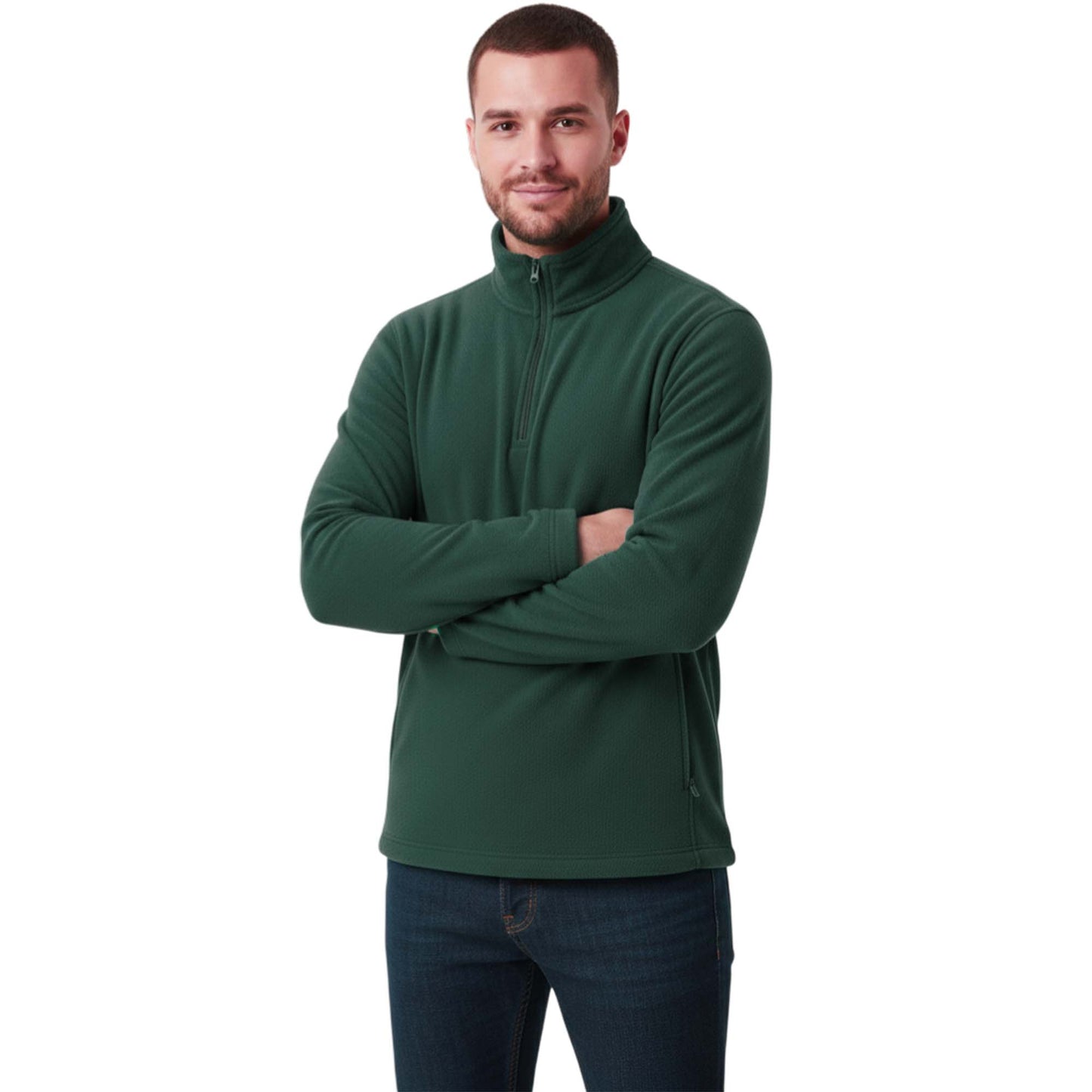 Mens 1/4 Zip Neck 300gsm Fleece Pullover