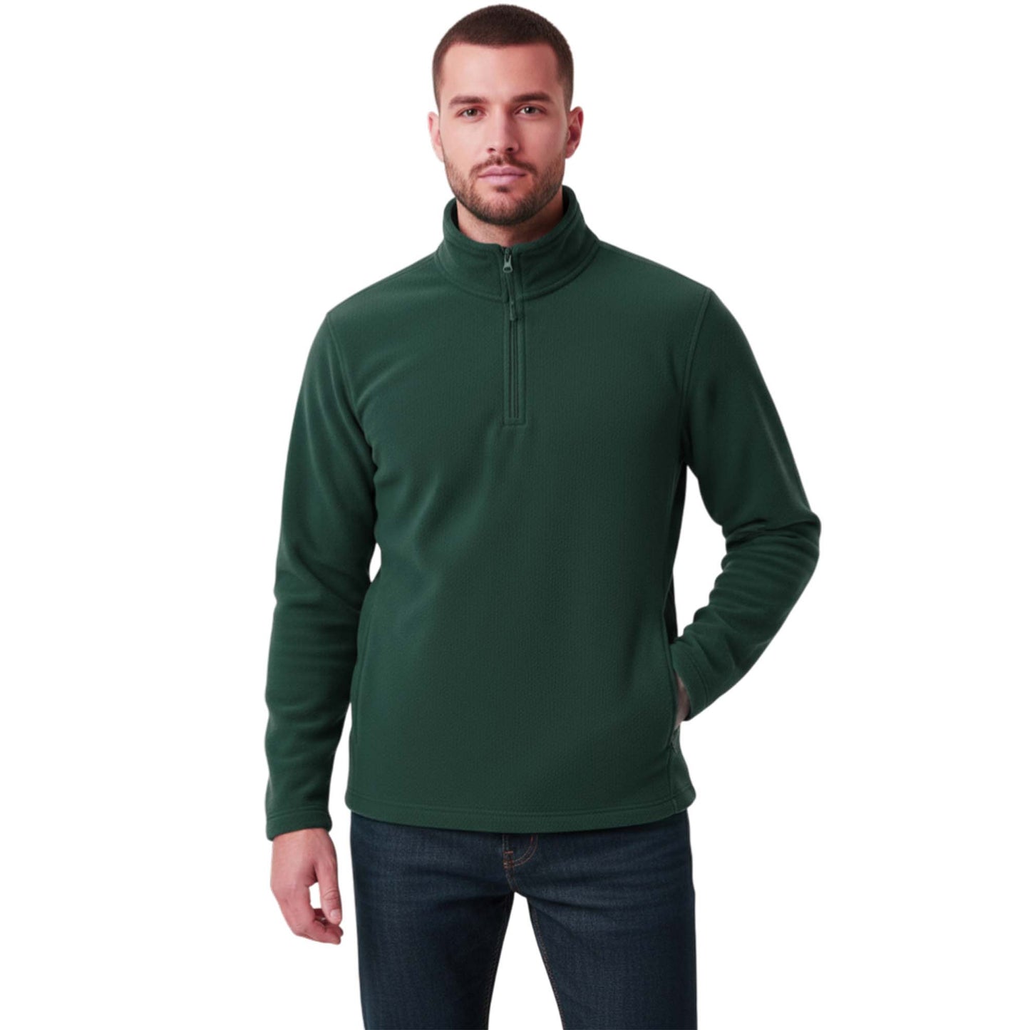 Mens 1/4 Zip Neck 300gsm Fleece Pullover