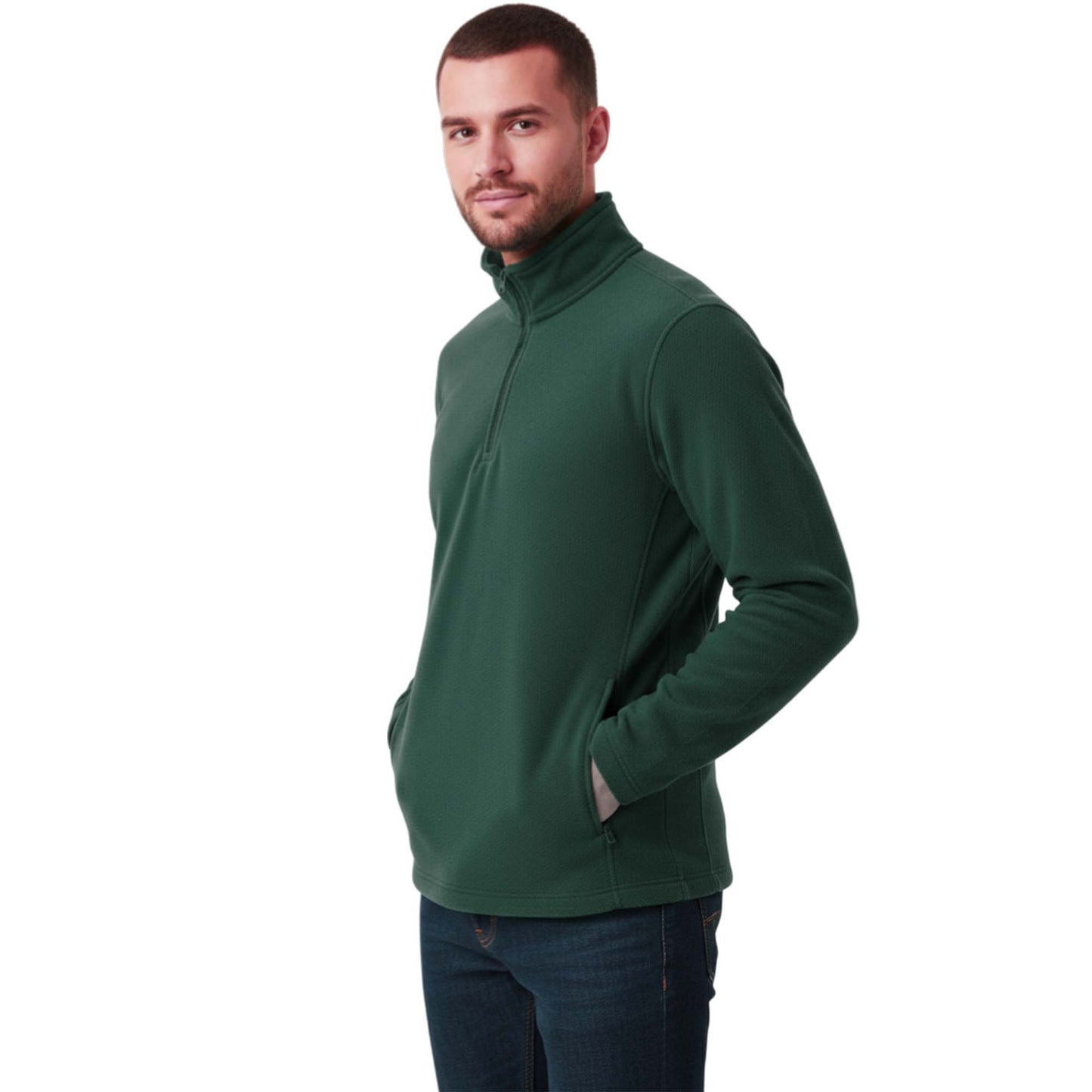 Mens 1/4 Zip Neck 300gsm Fleece Pullover