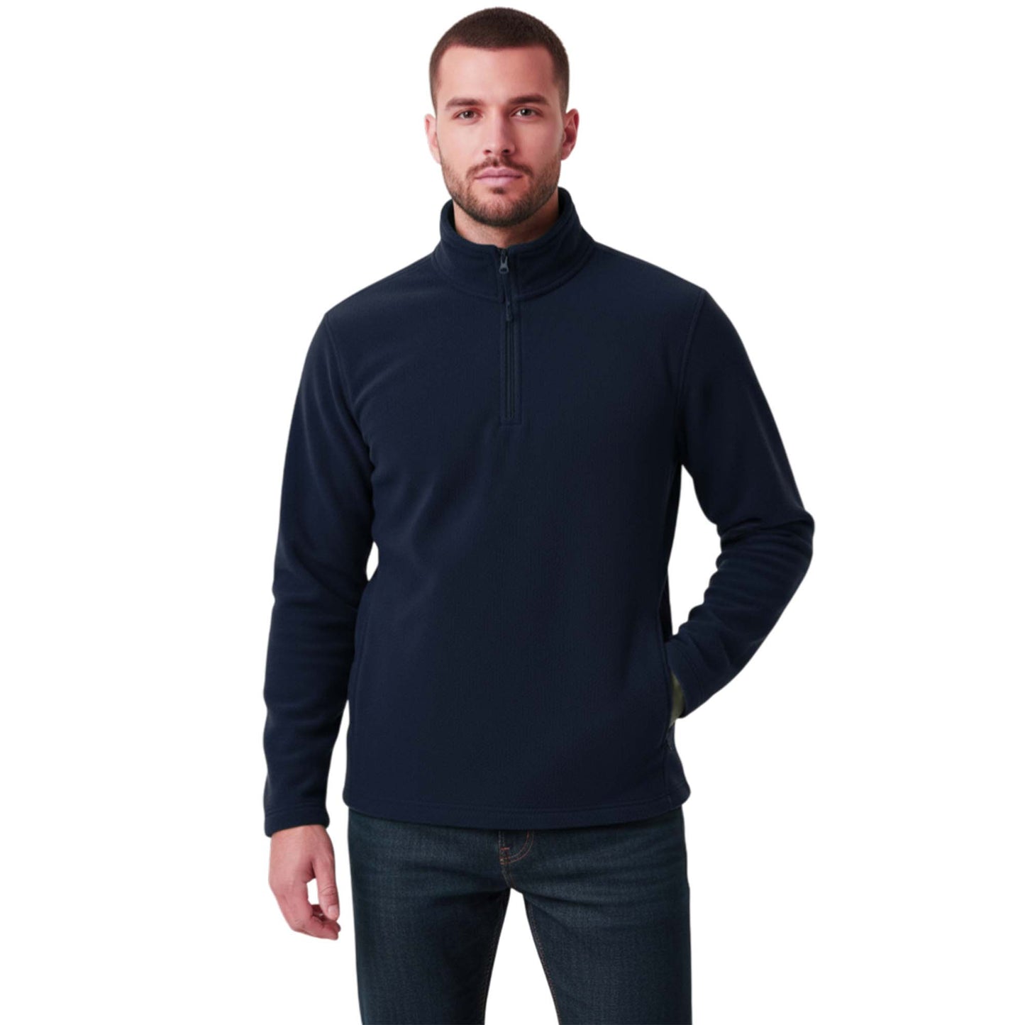 Mens 1/4 Zip Neck 300gsm Fleece Pullover