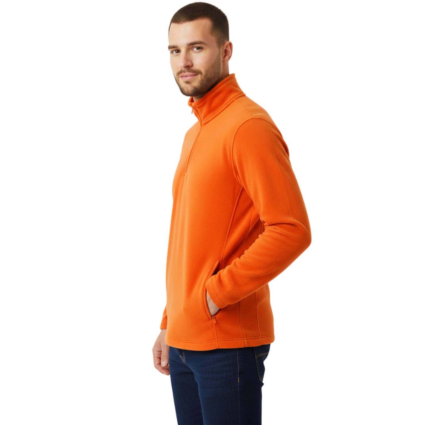 Mens 1/4 Zip Neck 300gsm Fleece Pullover