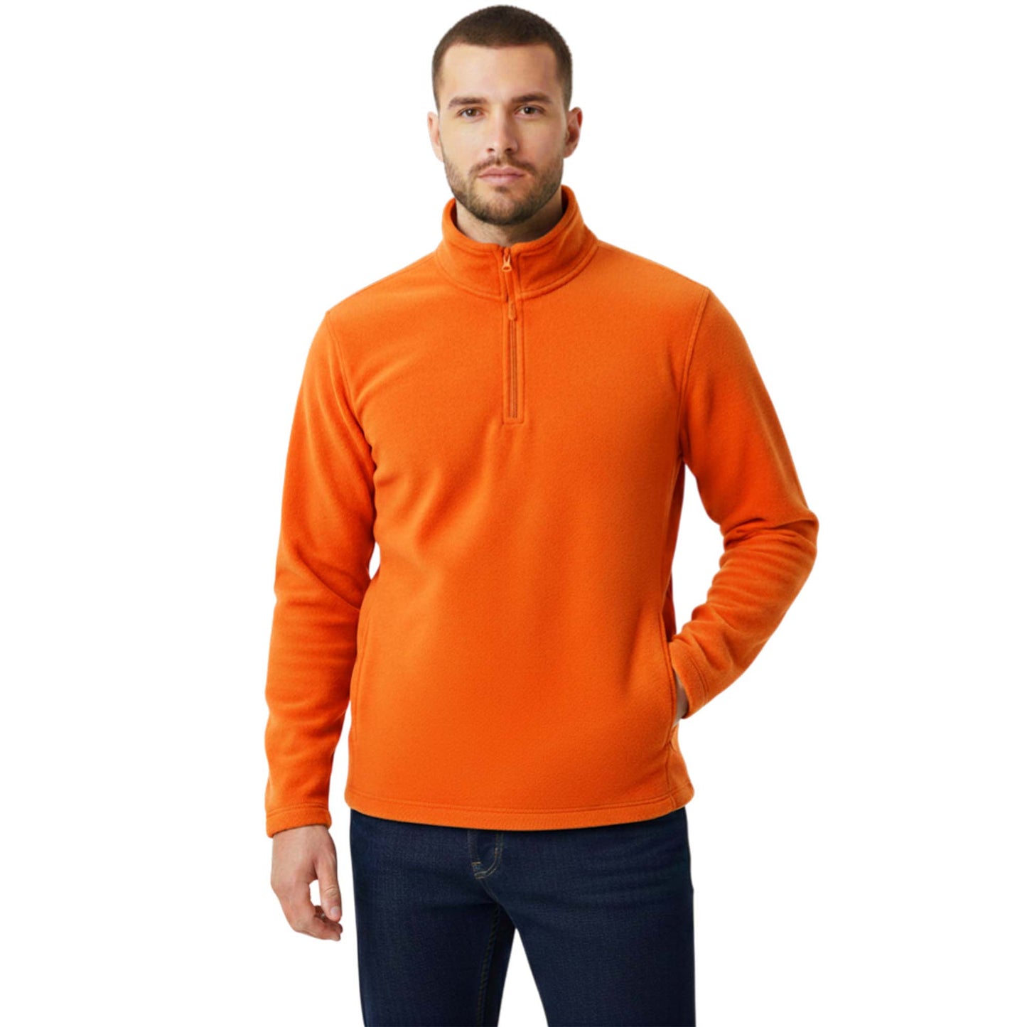 Mens 1/4 Zip Neck 300gsm Fleece Pullover