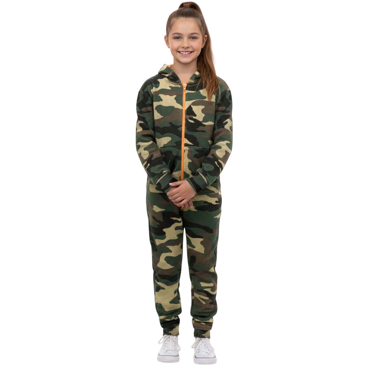 Kids Unisex Woodland Camouflage Onesies