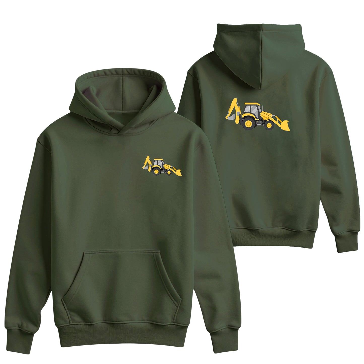 Unisex Kids Embroidered Hoodie | Sheep | Pony | Cow | Digger
