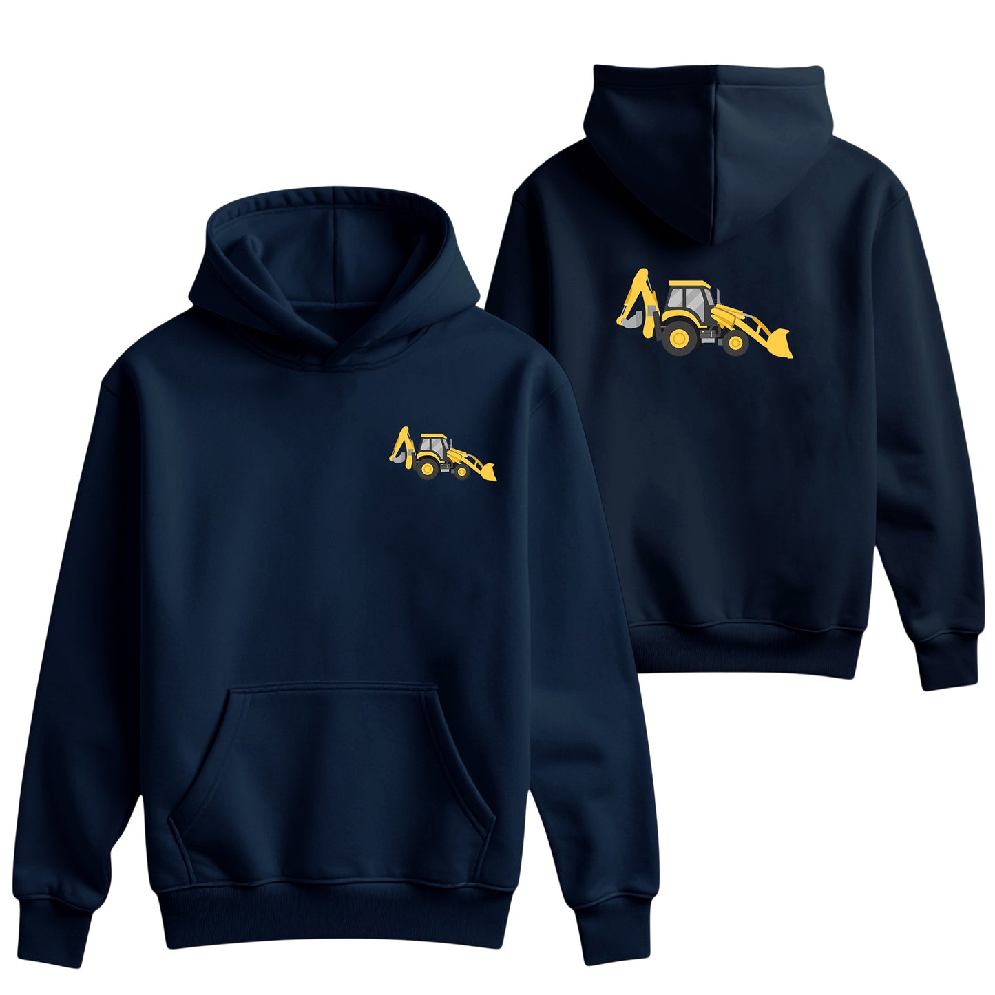 Unisex Kids Embroidered Hoodie | Sheep | Pony | Cow | Digger