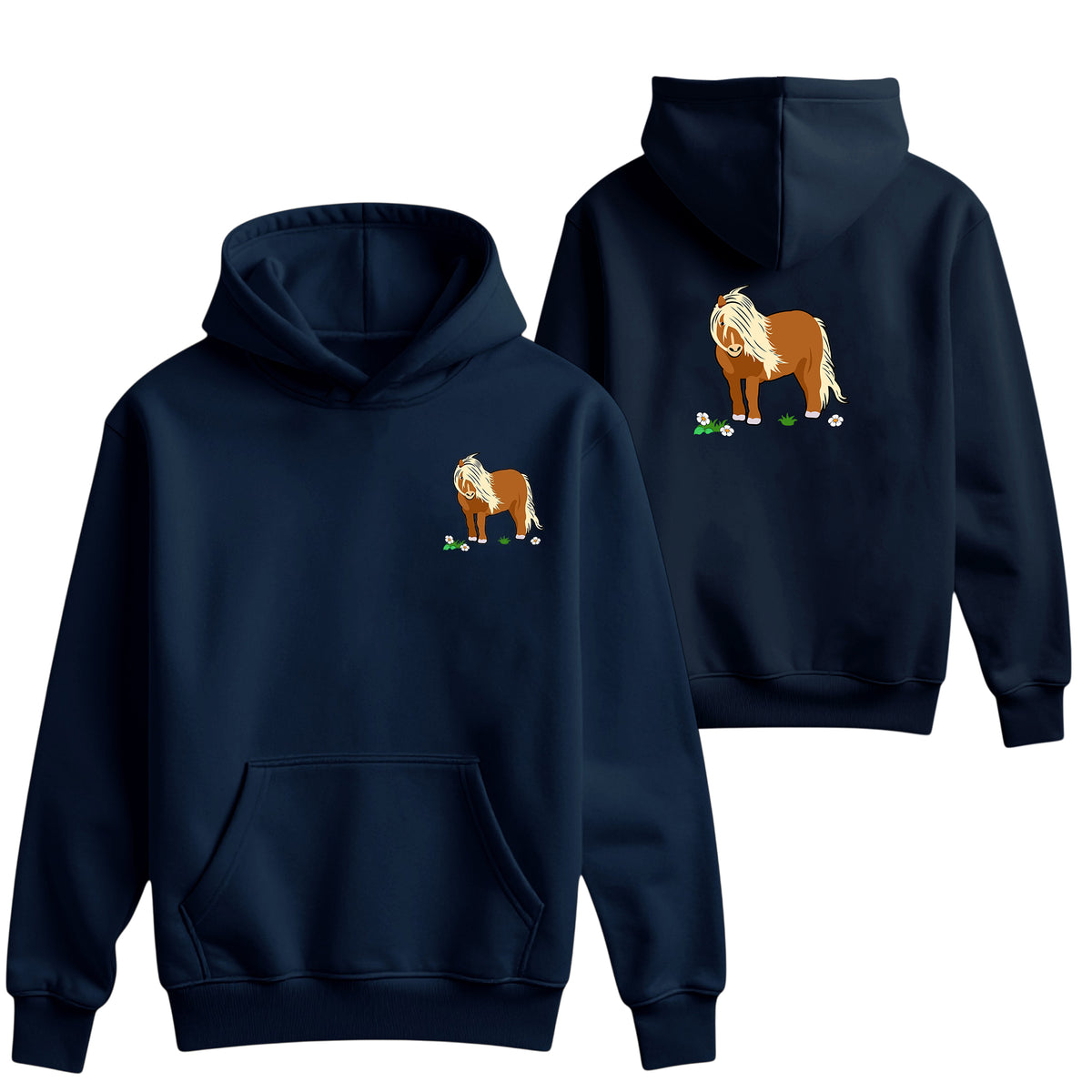 Unisex Kids Embroidered Hoodie | Sheep | Pony | Cow | Digger