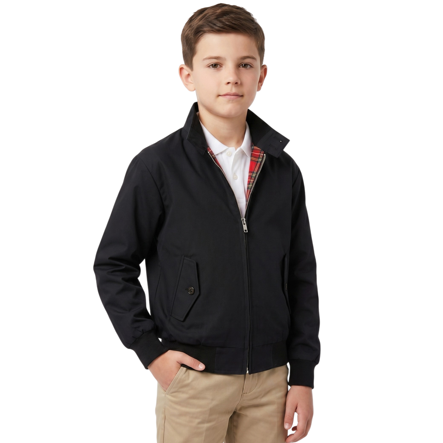 Unisex Kids Classic Harrington Retro Jacket