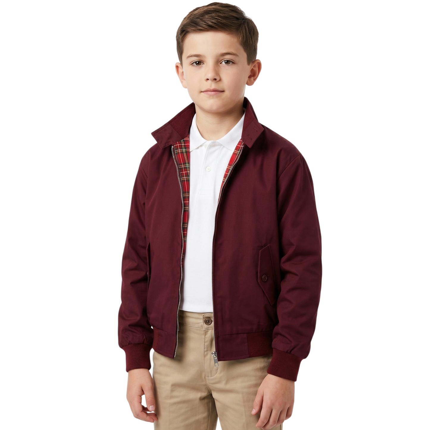 Unisex Kids Classic Harrington Retro Jacket