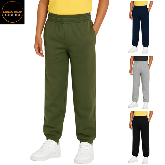 Kids Unisex Heavy Blend Plain Jogging Bottoms