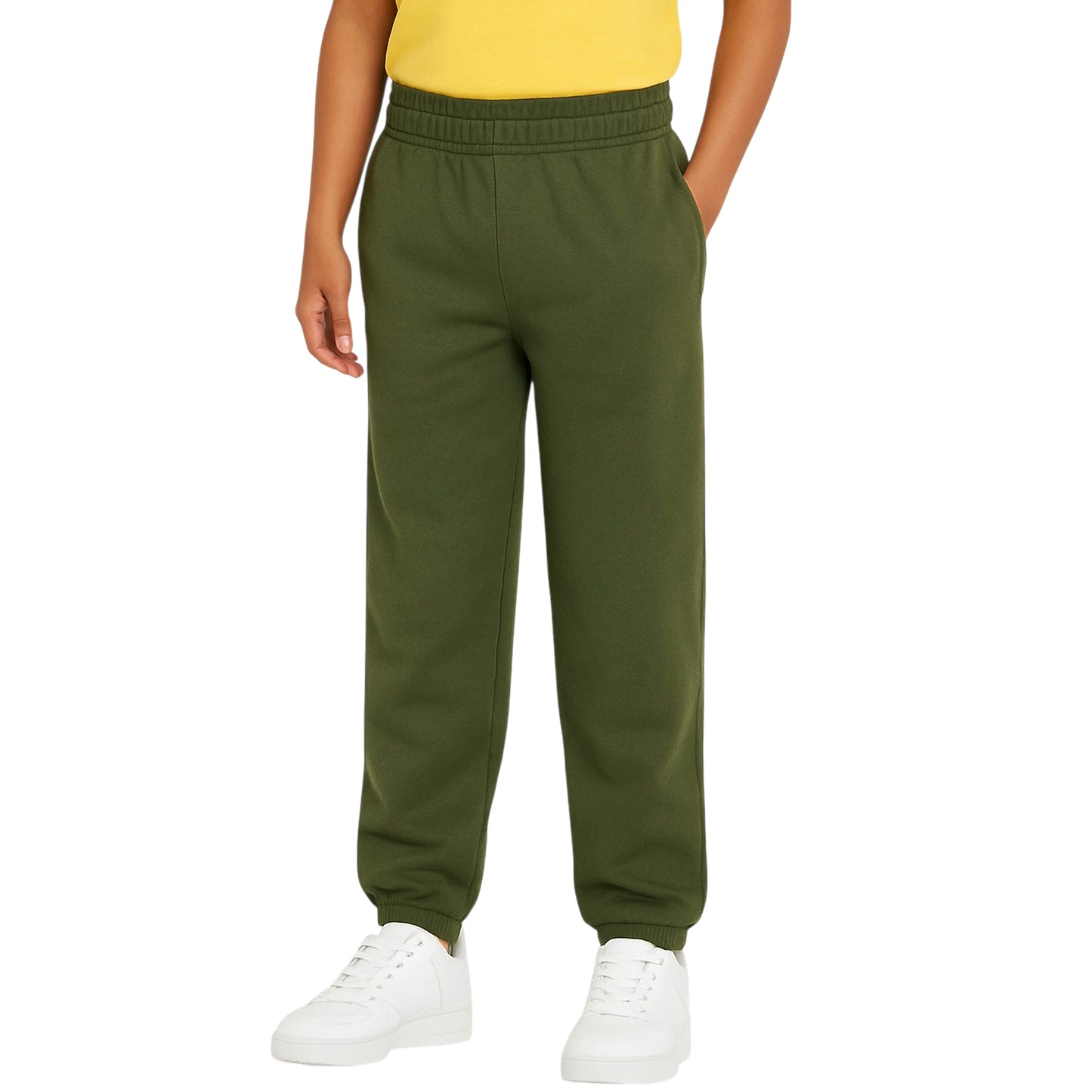 Kids Unisex Heavy Blend Plain Jogging Bottoms