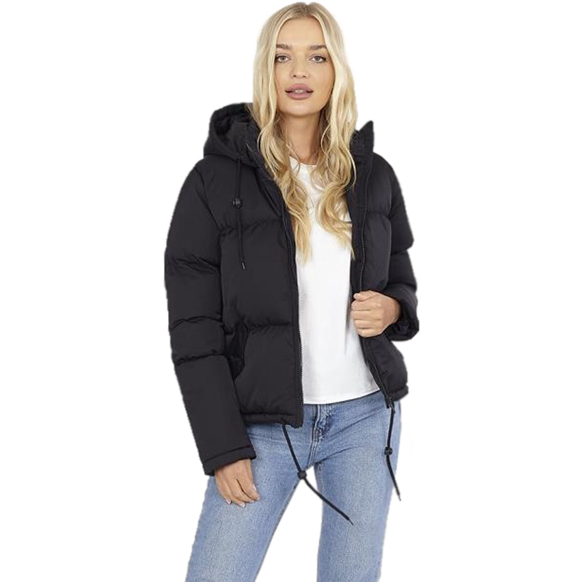 Womens CELLO Padded Funnel Neck Jacket