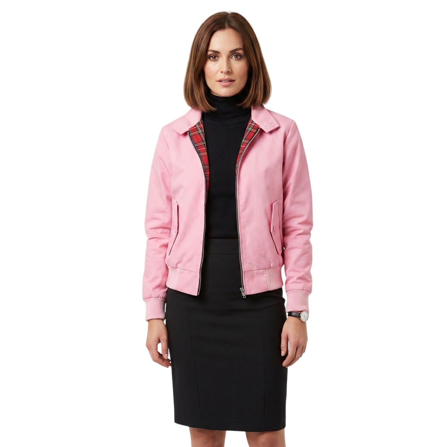 Womens Classic Harrington Bomber Jacket