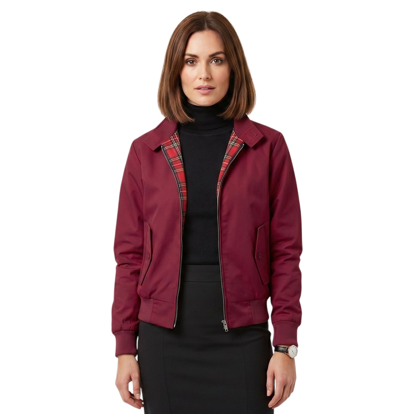 Womens Classic Harrington Bomber Jacket