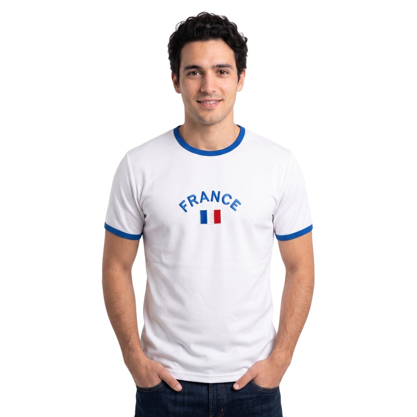 Premium Country Ringer T-Shirt | International Football & Rugby Fan Tee