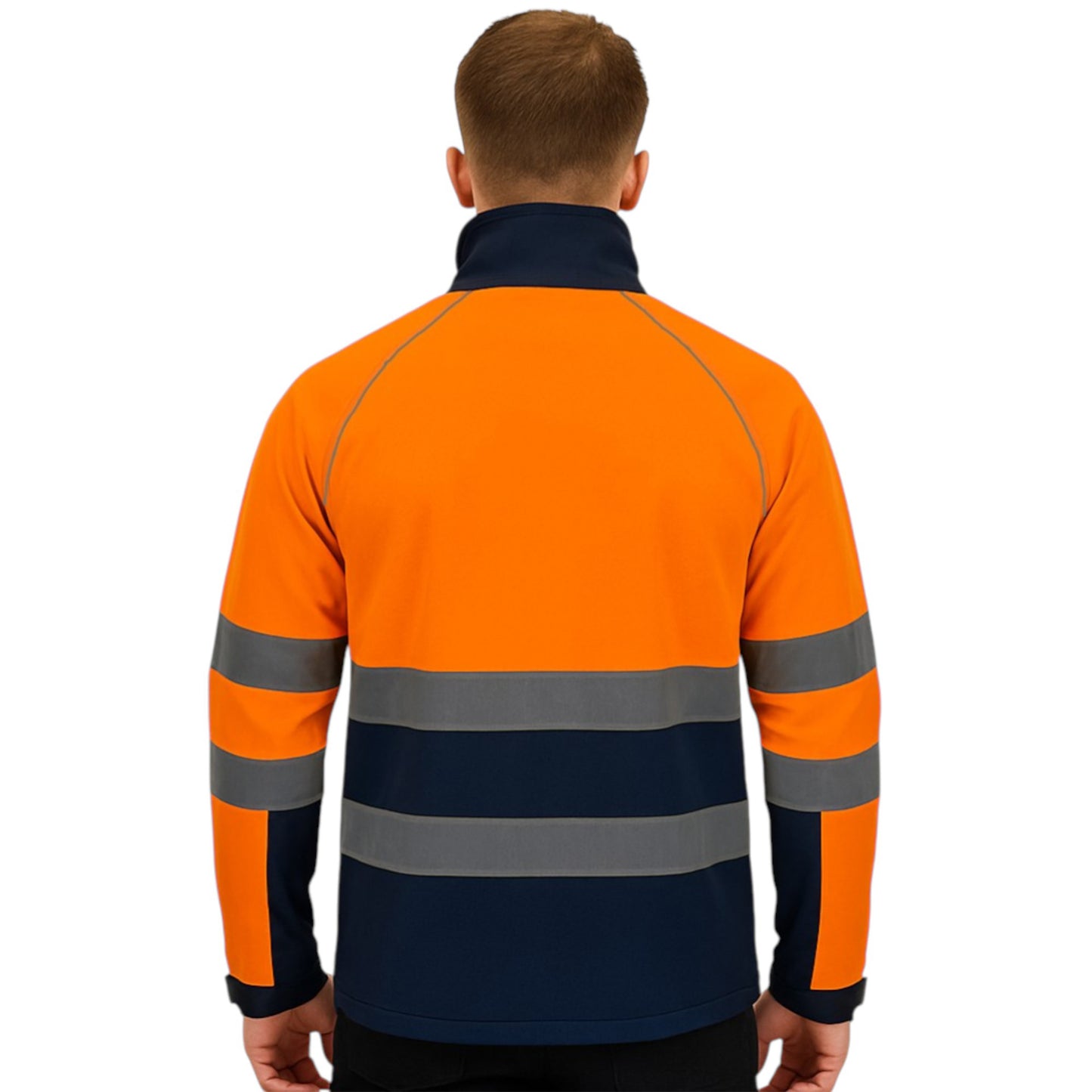 Mens Hi Vis Weatherproof SoftShell Jacket