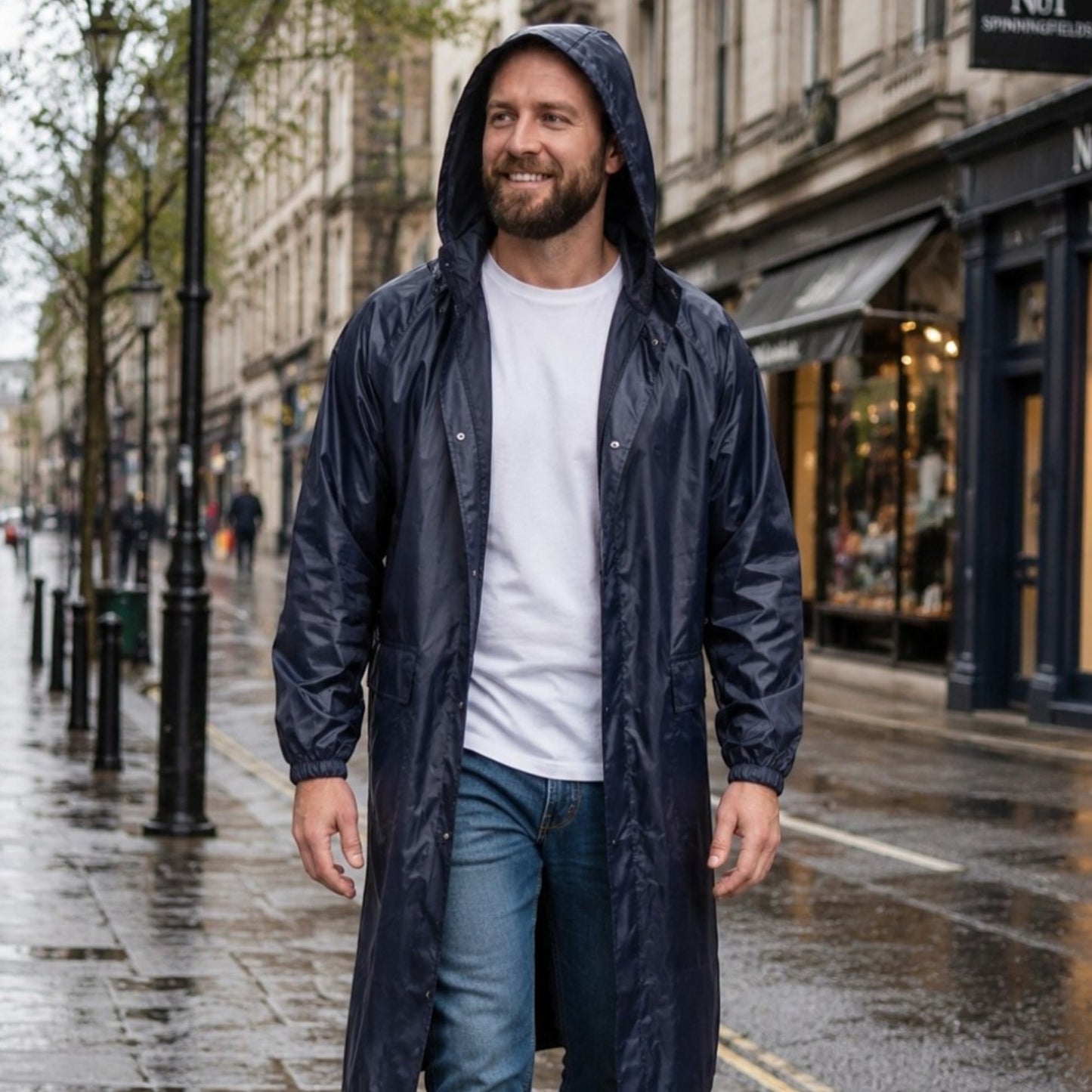 Adults Arctic Storm Orbit Long Length Waterproof Rain Coat