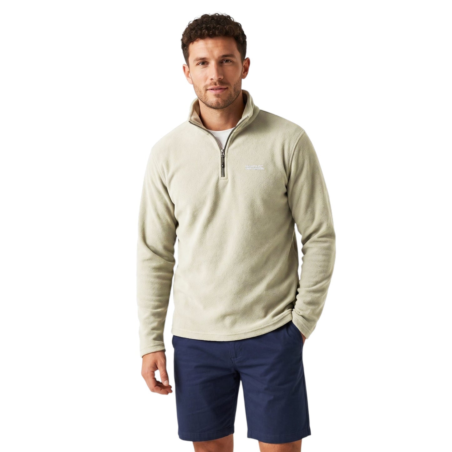 Men’s Symmetry Fleece Pullover | Lightweight Outdoor Zip-Neck Jumper