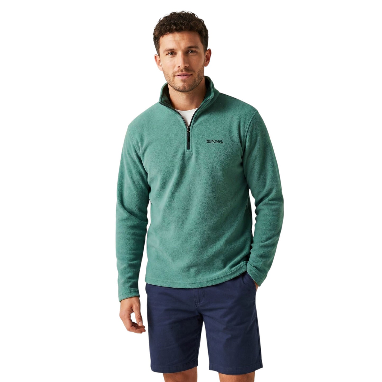 Men’s Symmetry Fleece Pullover | Lightweight Outdoor Zip-Neck Jumper