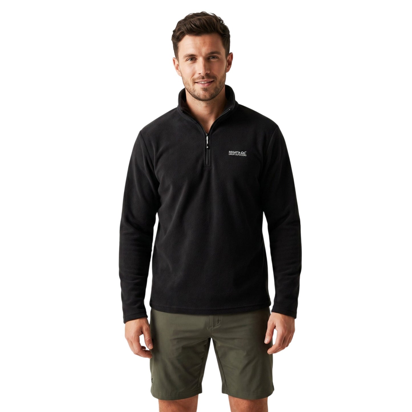 Men’s Symmetry Fleece Pullover | Lightweight Outdoor Zip-Neck Jumper