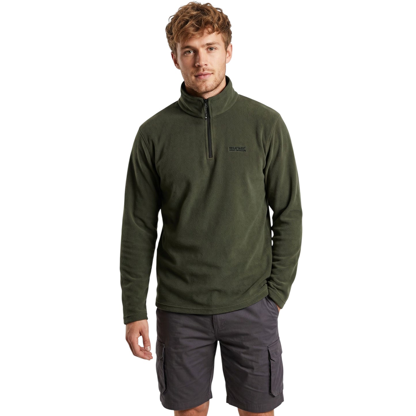 Men’s Symmetry Fleece Pullover | Lightweight Outdoor Zip-Neck Jumper