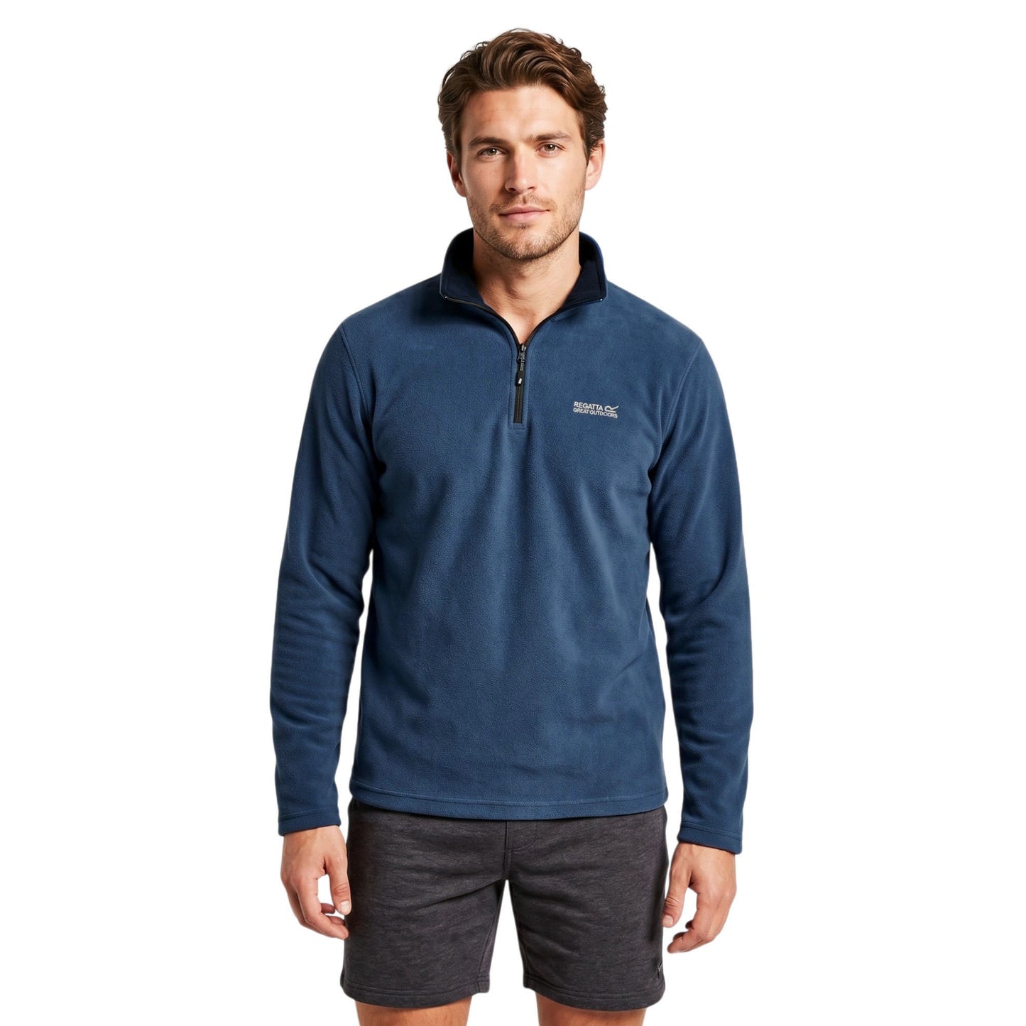 Men’s Symmetry Fleece Pullover | Lightweight Outdoor Zip-Neck Jumper