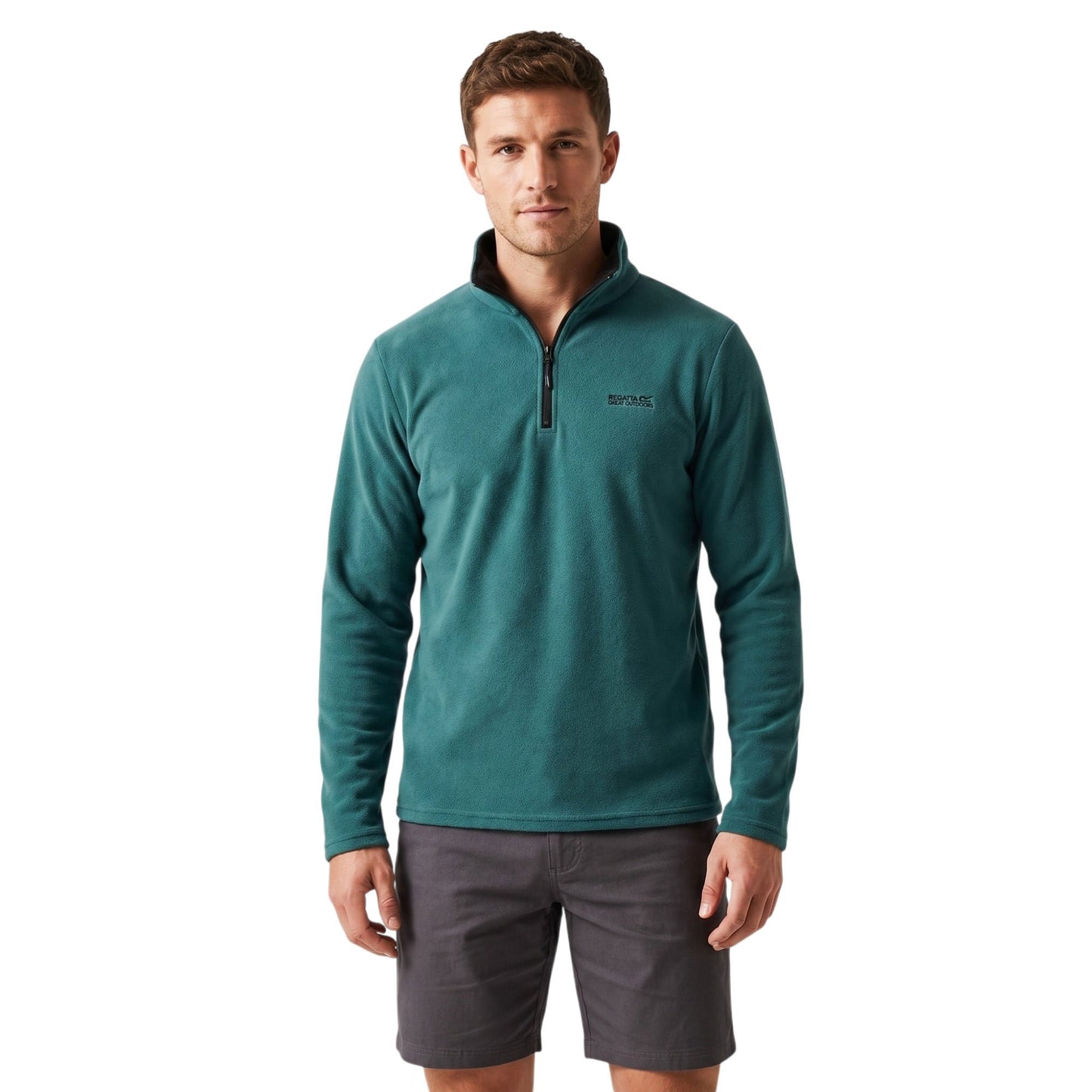 Men’s Symmetry Fleece Pullover | Lightweight Outdoor Zip-Neck Jumper