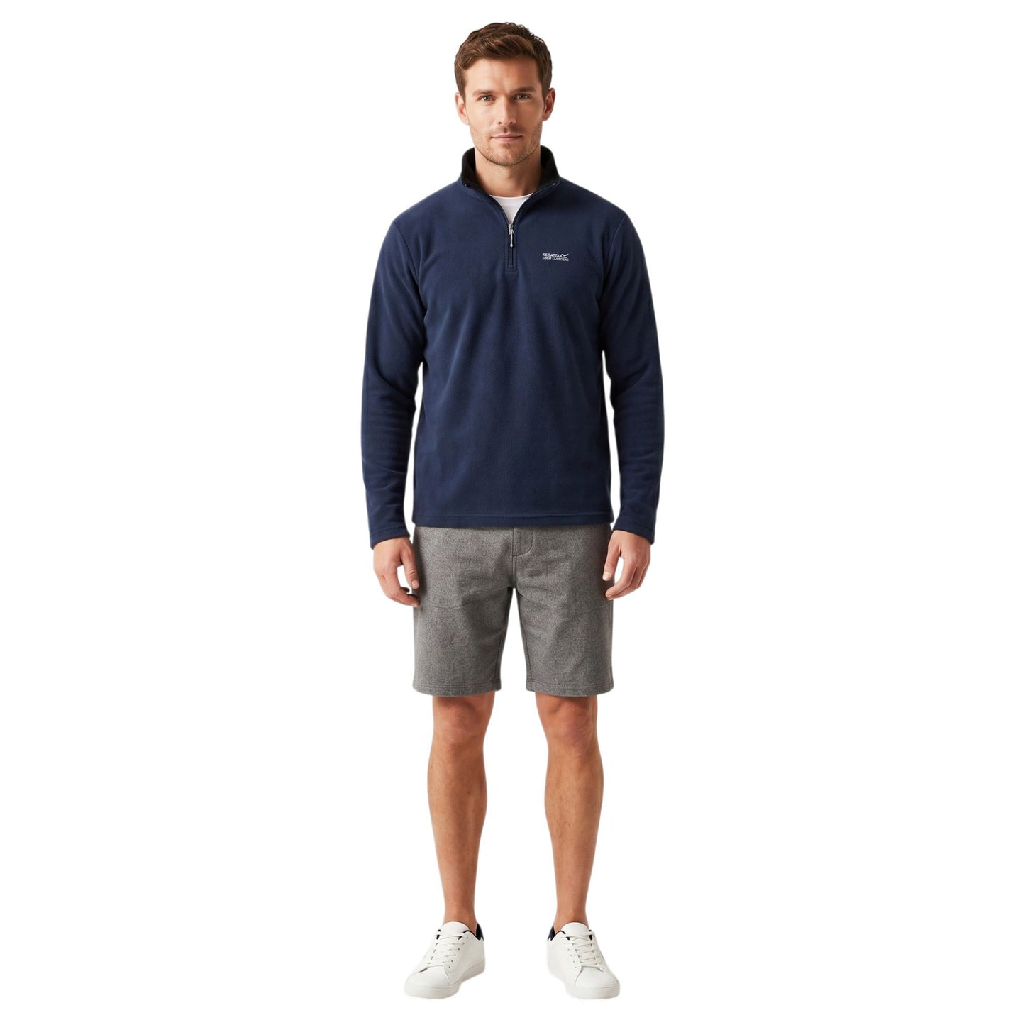 Men’s Symmetry Fleece Pullover | Lightweight Outdoor Zip-Neck Jumper