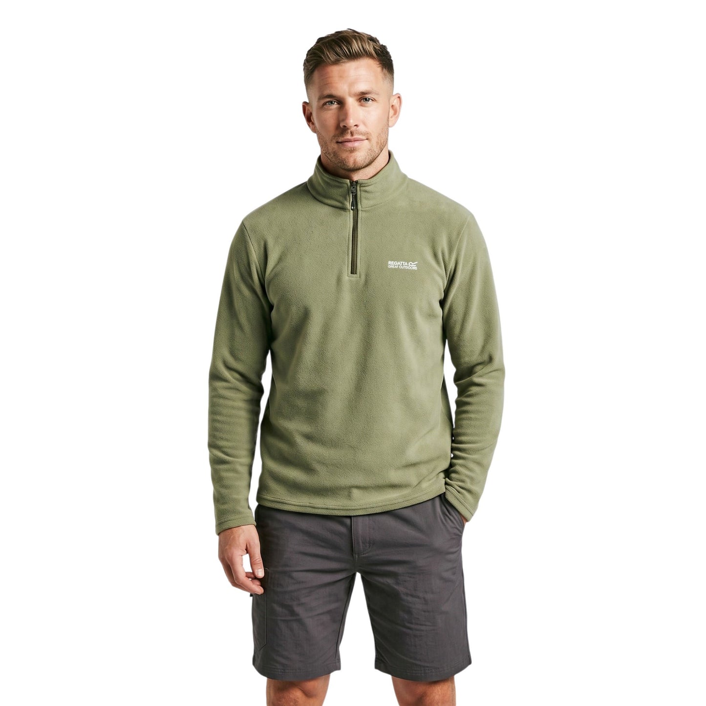 Men’s Symmetry Fleece Pullover | Lightweight Outdoor Zip-Neck Jumper