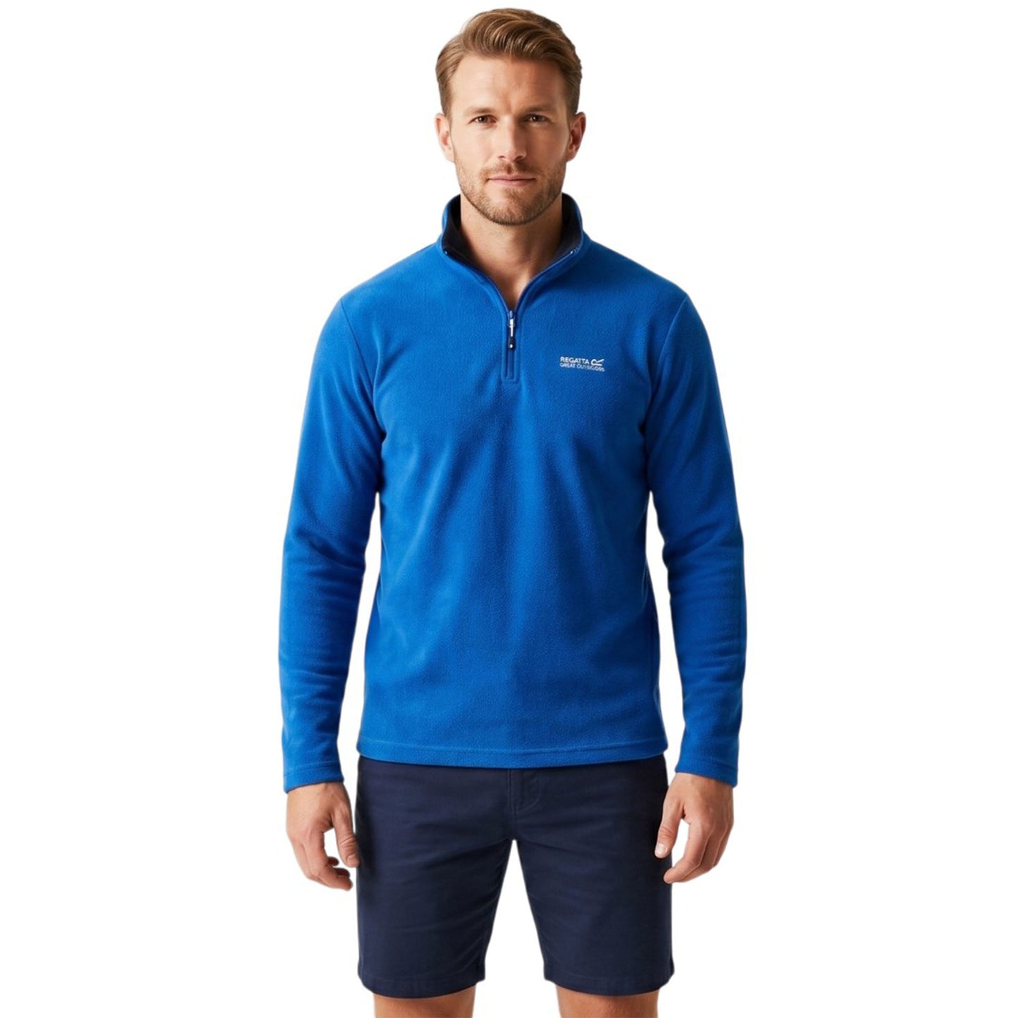 Men’s Symmetry Fleece Pullover | Lightweight Outdoor Zip-Neck Jumper