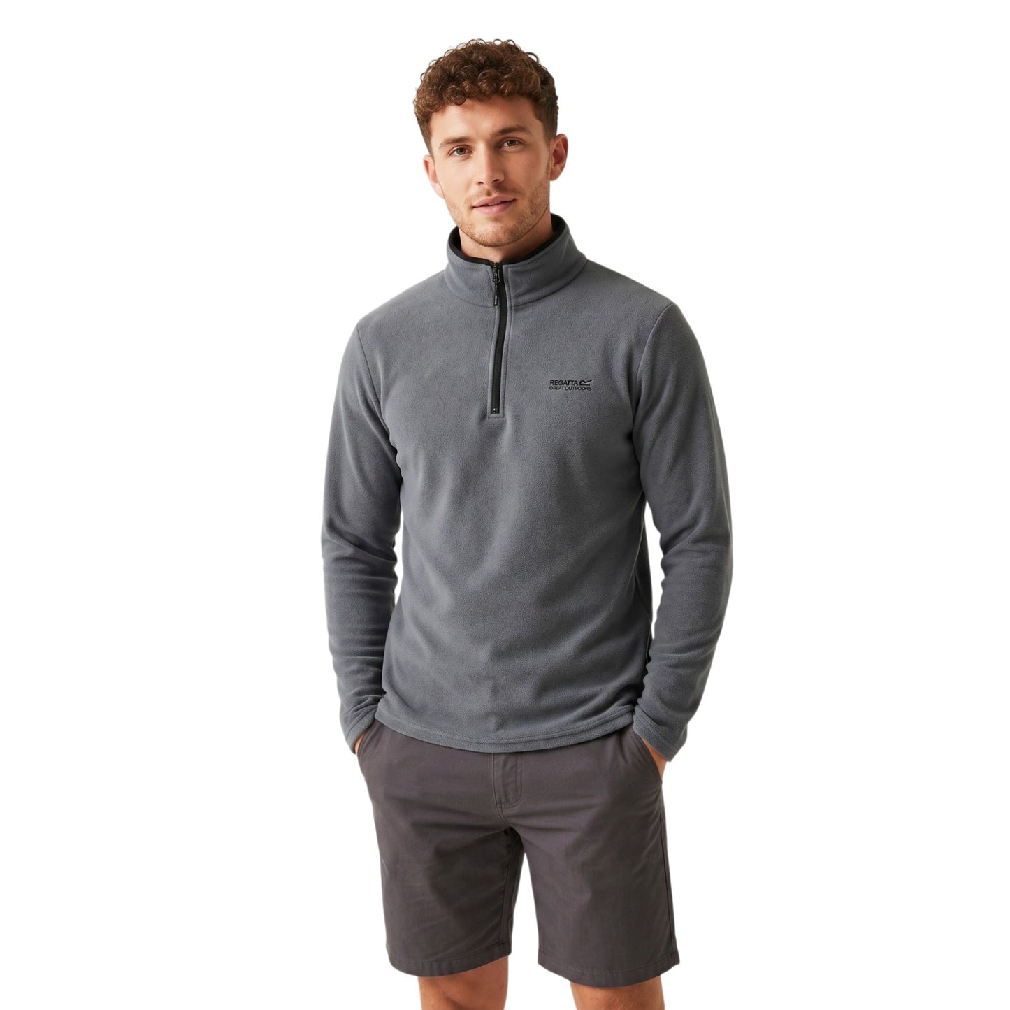 Men’s Symmetry Fleece Pullover | Lightweight Outdoor Zip-Neck Jumper