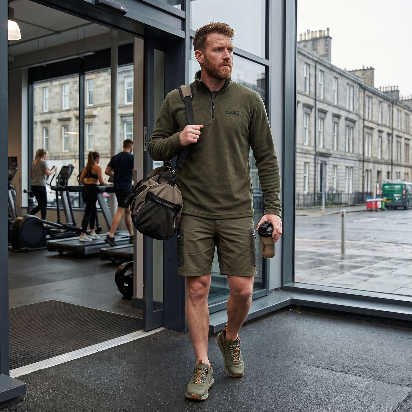 Men’s Thompson Fleece Pullover | Lightweight Outdoor Zip-Neck Jumper