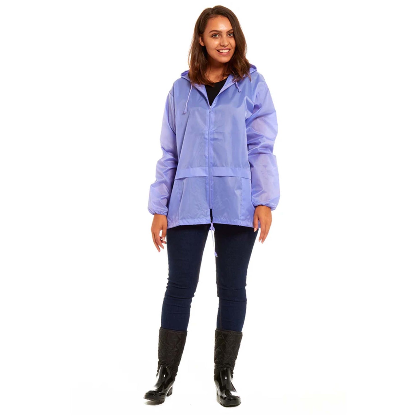 Adults Lightweight Showerproof Cagoule Mac - Regular & Plus Sizes