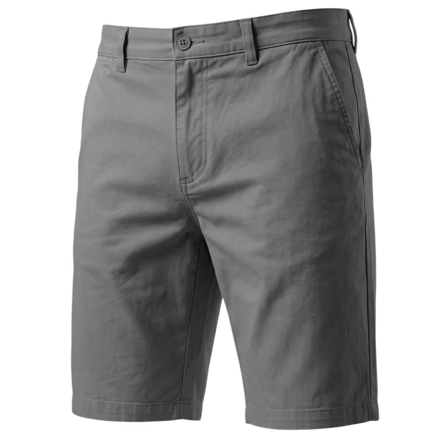 Men’s Regular Fit Chino Shorts – 100% Cotton Knee Length
