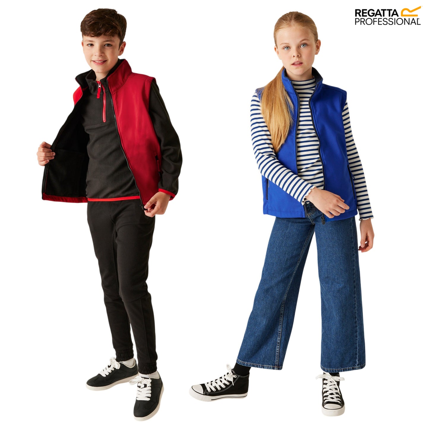 Unisex Kids Regatta Junior Ablaze Softshell Bodywarmer - TRA882