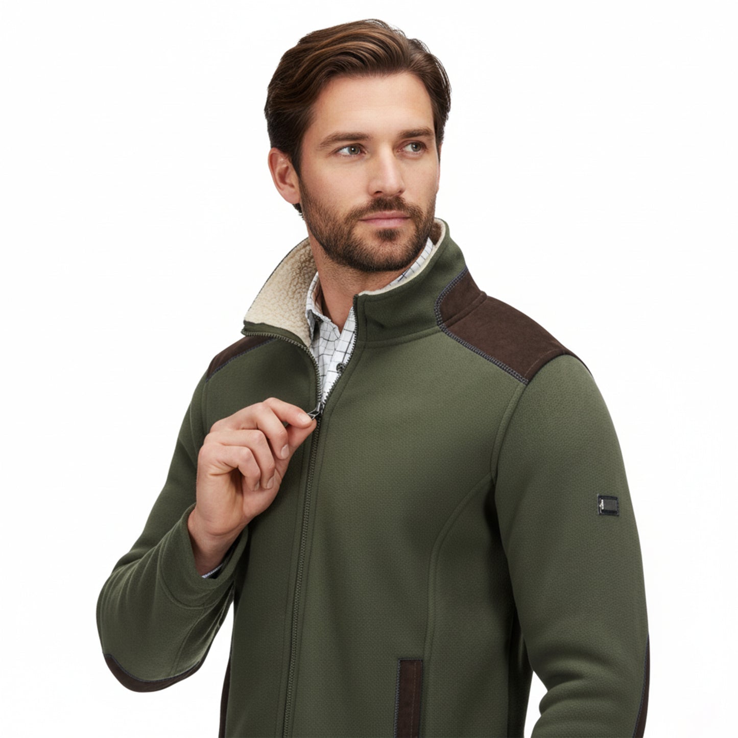 Mens Regatta Faversham Full Zip Fleece Lined Jacket