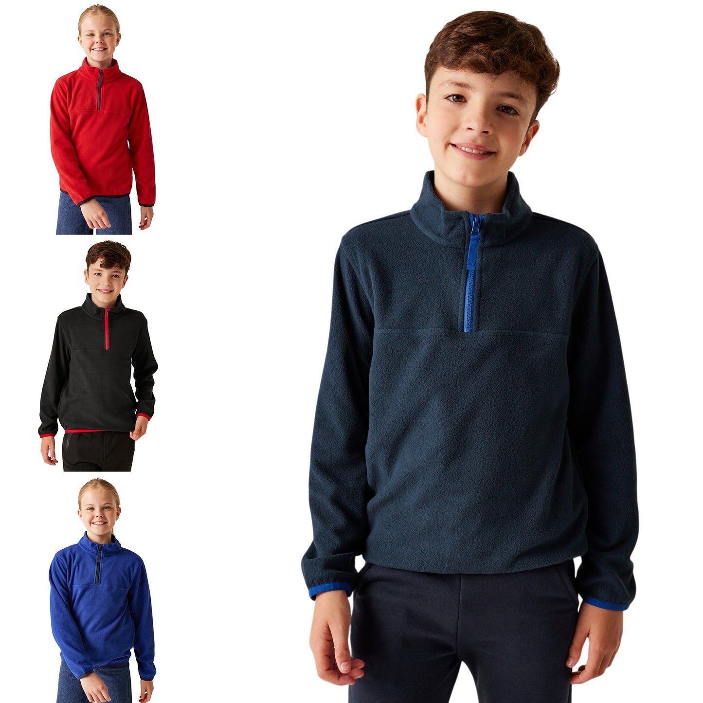 Regatta Junior Microfleece Half-Zip Pullover – Lightweight Kids’ Fleece