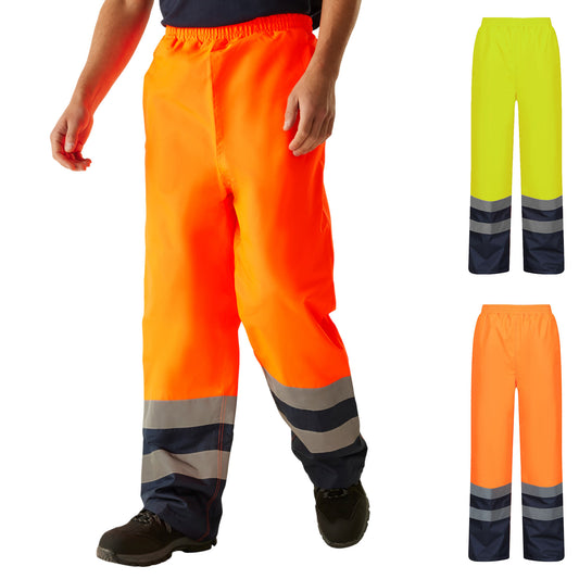 Hi-Vis Insulated Overtrouser | Waterproof, Hardwearing & Breathable – CE & UKCA