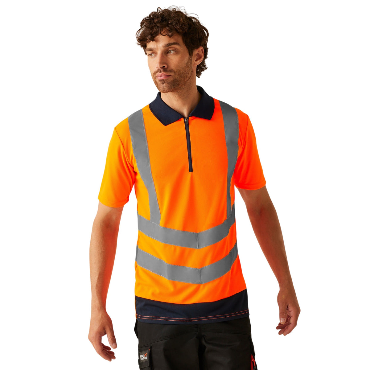 Hi-Vis Pro Two-Tone Wicking Polo Shirt | TRS189 Workwear Top