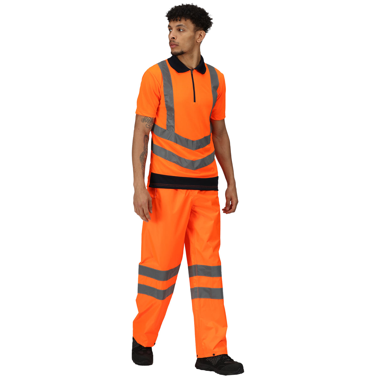 Hi-Vis Pro Two-Tone Wicking Polo Shirt | TRS189 Workwear Top
