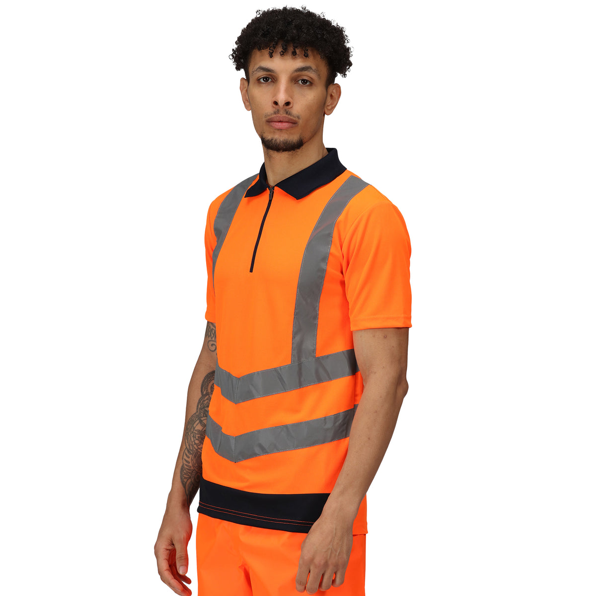 Hi-Vis Pro Two-Tone Wicking Polo Shirt | TRS189 Workwear Top
