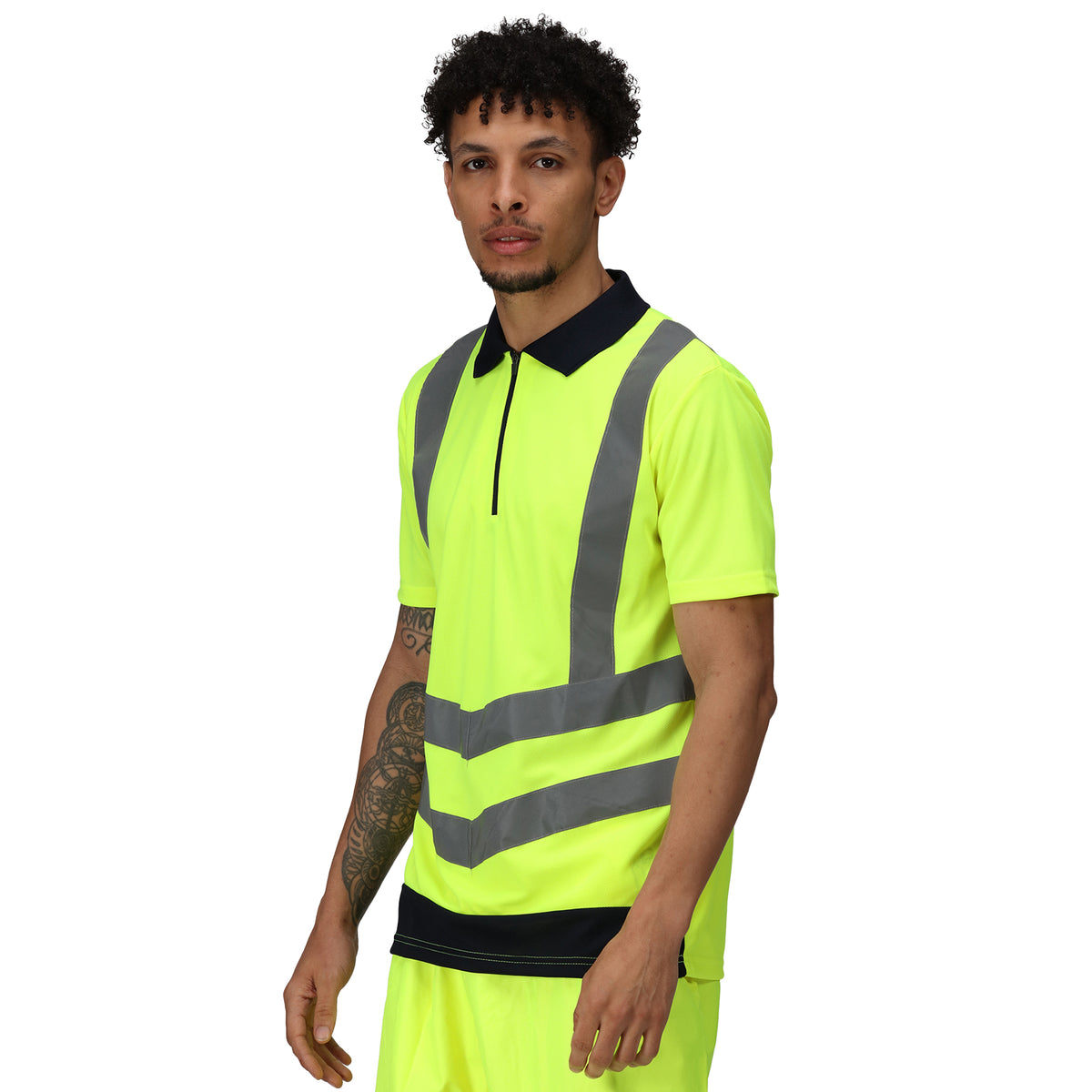 Hi-Vis Pro Two-Tone Wicking Polo Shirt | TRS189 Workwear Top