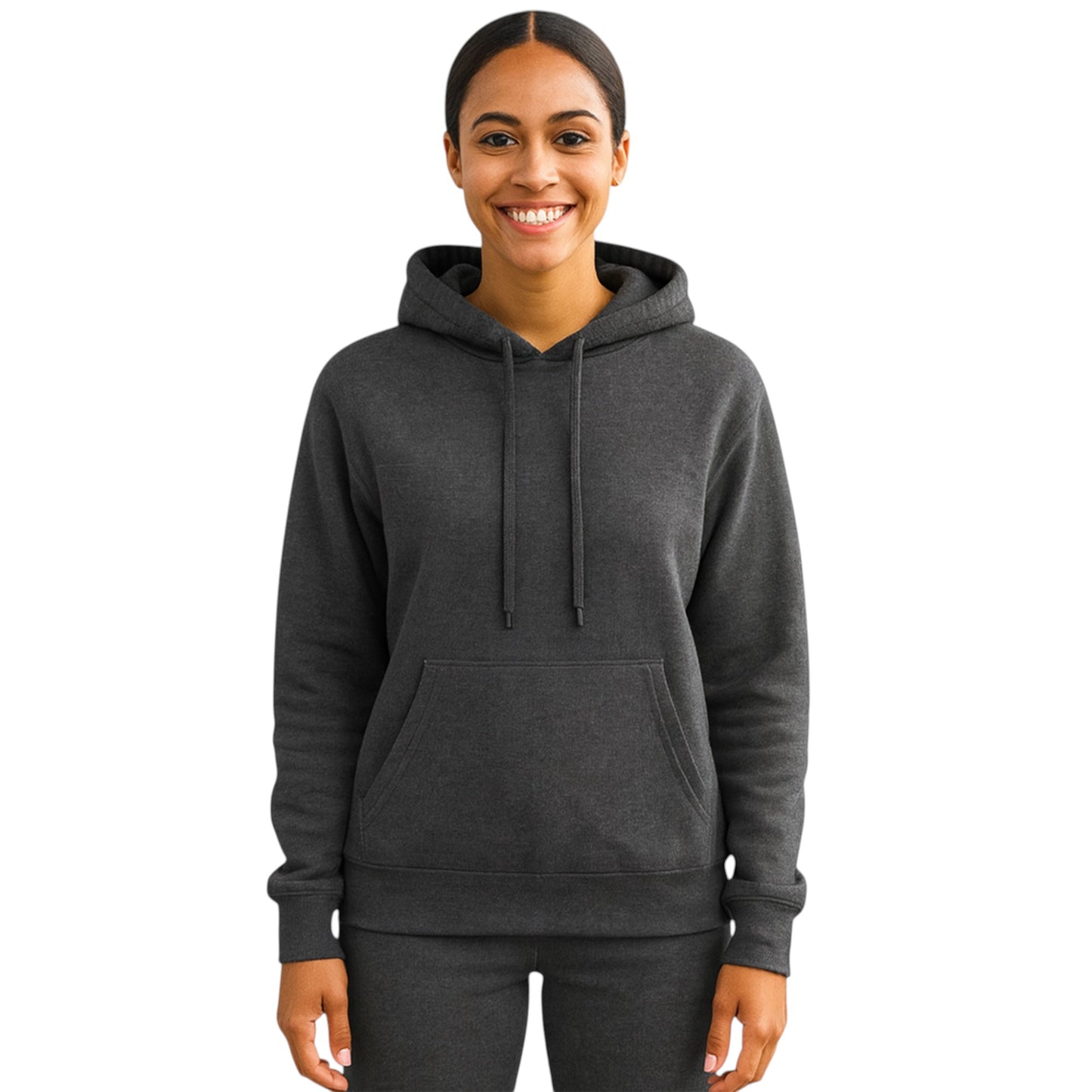 Unisex Heavy Blend Plain Hoodie – Comfy Fleece Pullover with Pouch Pocket