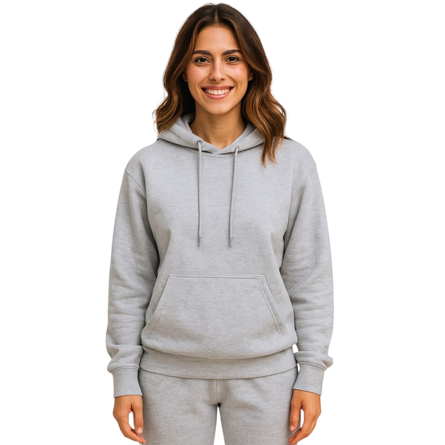 Unisex Heavy Blend Plain Hoodie – Comfy Fleece Pullover with Pouch Pocket